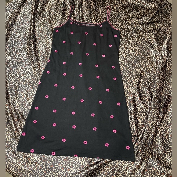 Y2k Chain Reaction Embroidered Flower Midi Dress - Picture 10 of 11